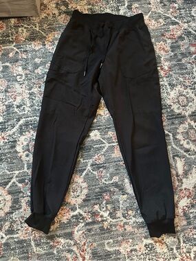 Women’s Black Leopard Print Ava Therese Scrub Jogger